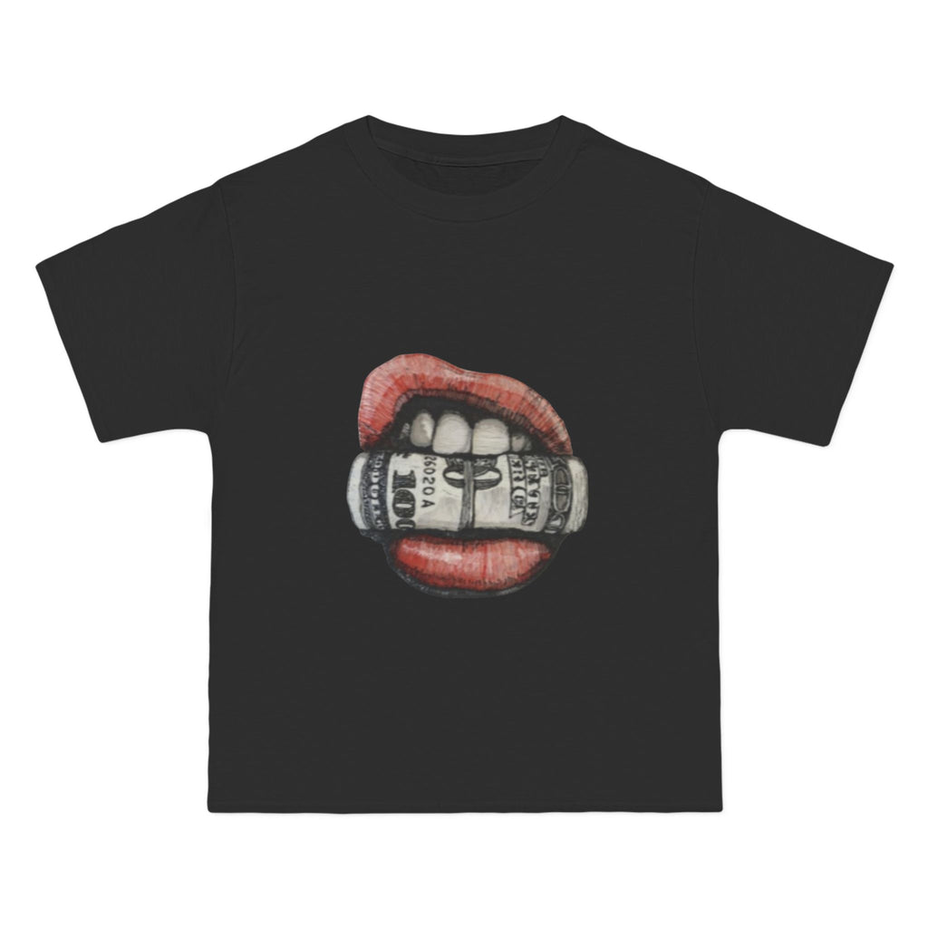 Bold Graphic Tee with Money Mouth
