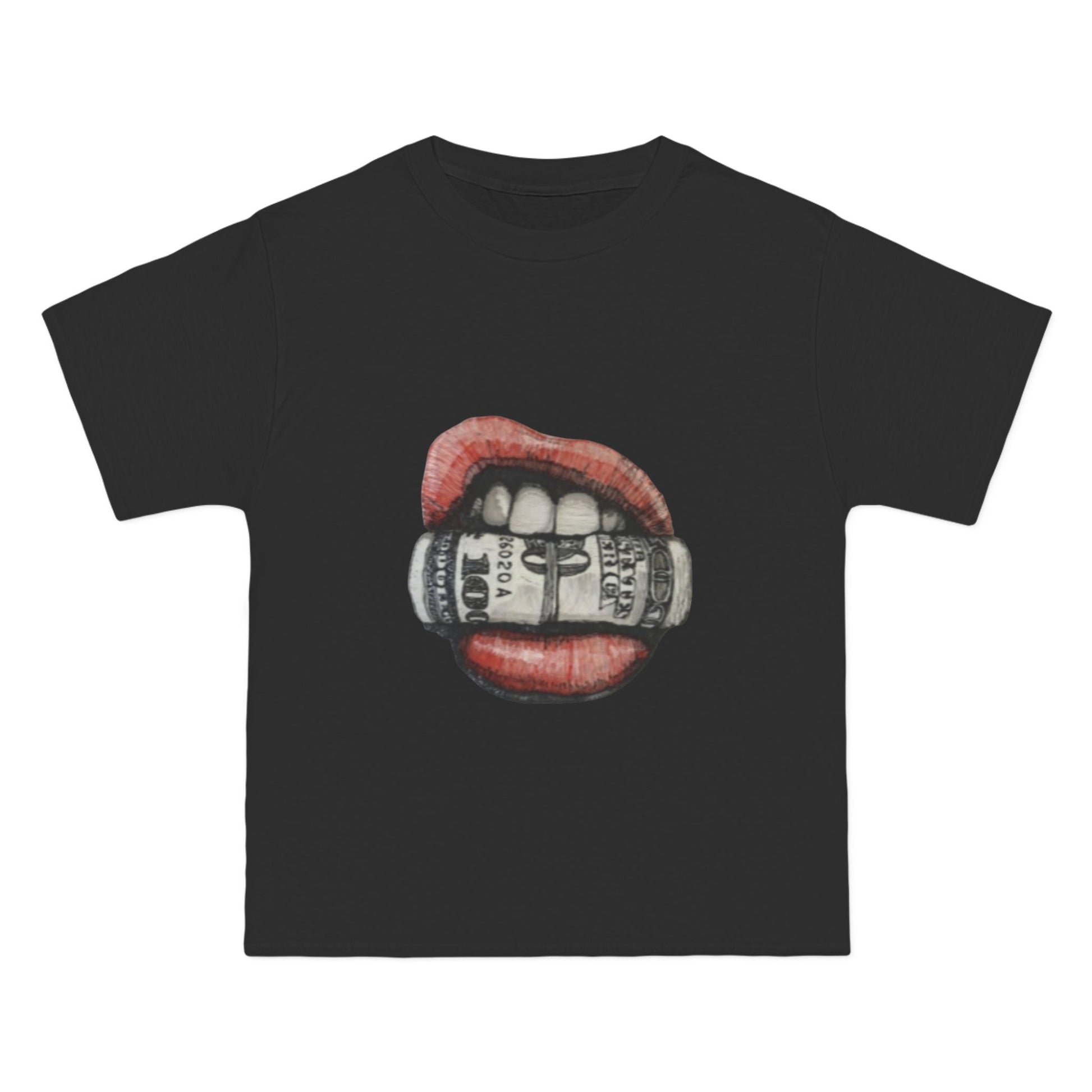 Bold Graphic Tee with Money Mouth