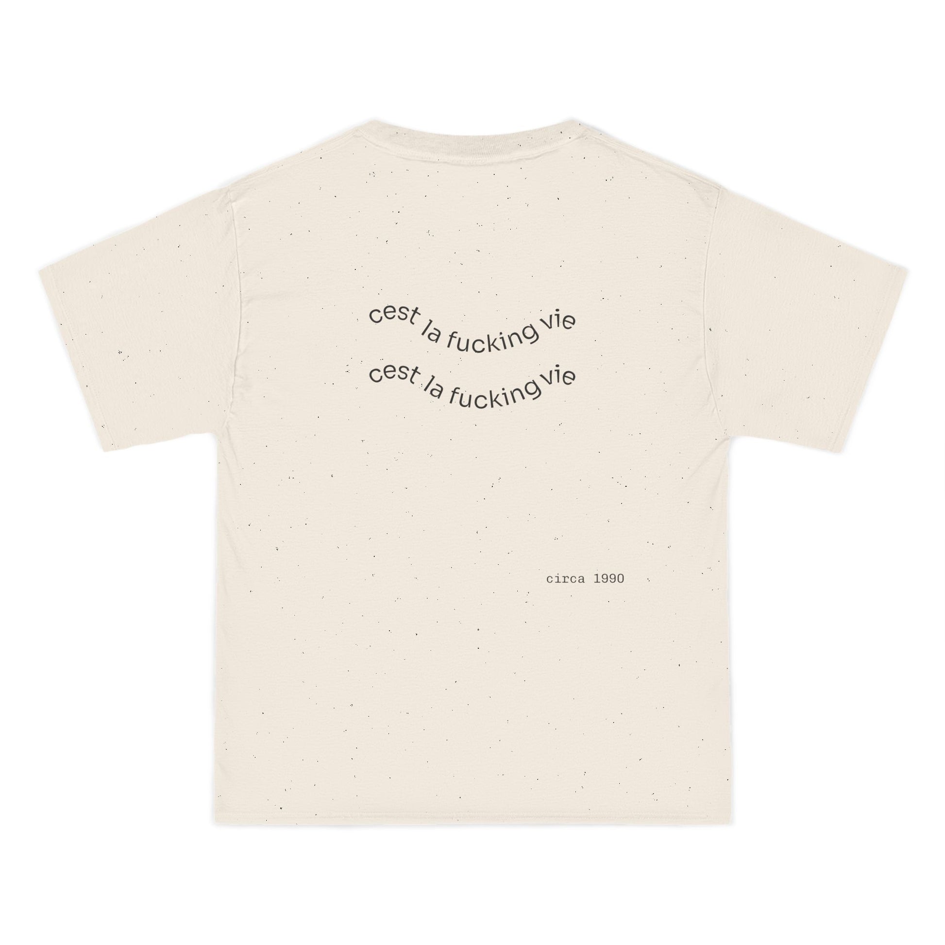 Chic Graphic Tee - Cool Bear ''cest la fucking vie''